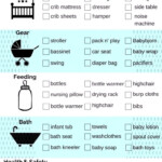 checklist babyitems registry first baby time moms