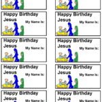 Church House Collection Blog Happy Birthday Jesus Name Tags