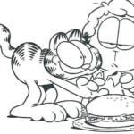 Coloring Page Of Garfield Free Ok Boyama Sayfalar