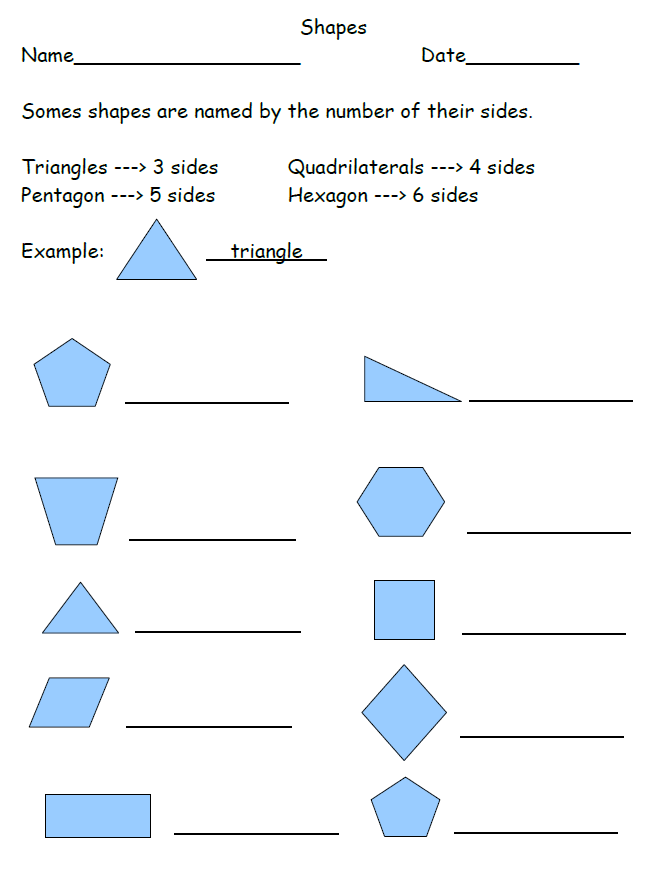 Come Learn Shapes In This Fun Free Worksheet And Our Video 