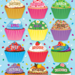 Cupcakes Happy Birthday Chart TCR7626 Teacher Created