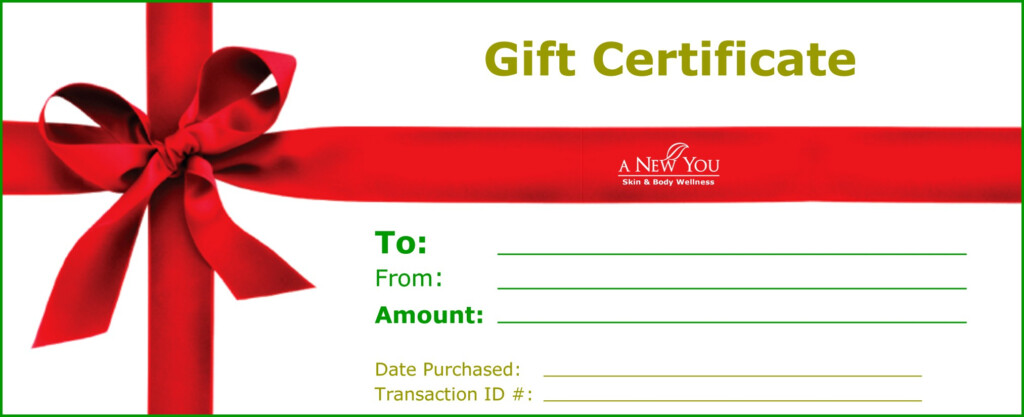 Custom Printable Gift Certificates Online NYC Canada USA