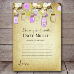 Date Night Invitation Template Fresh Date Night Cards