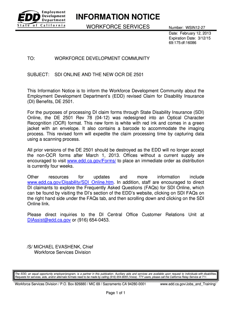 De 2501 Form 2020 Fill And Sign Printable Template 