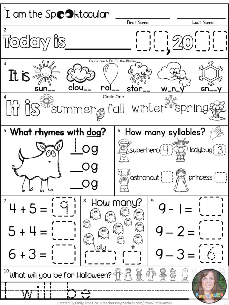 Differentiated No Prep Printables Are Perfect For Morning 