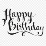 Download High Quality Happy Birthday Clipart Calligraphy