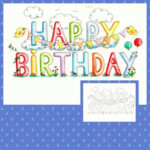 Downloadable Happy Birthday Card PDF Printable Birthday Card