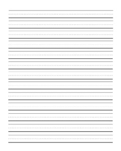 Elementary Lined Paper Printable Free Free Printable