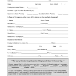 Employee Medical Form Download Printable PDF Templateroller
