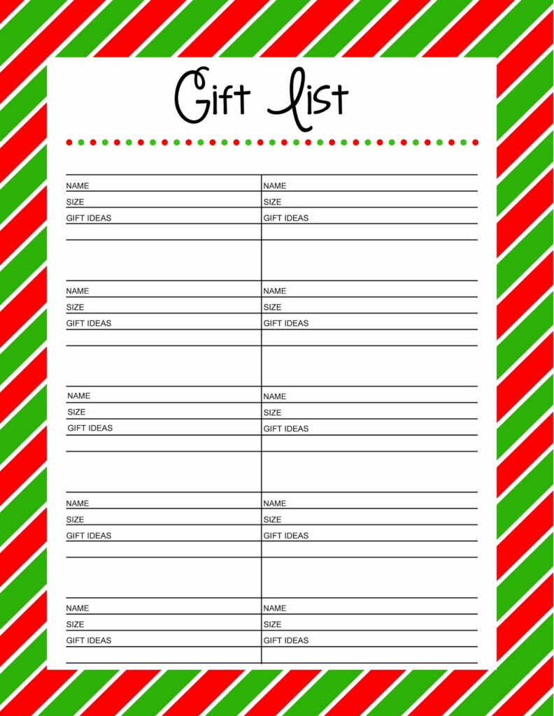 Excel Templates Secret Santa Gift Exchange List