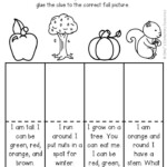 Fall First Grade Reading Writing Printables First