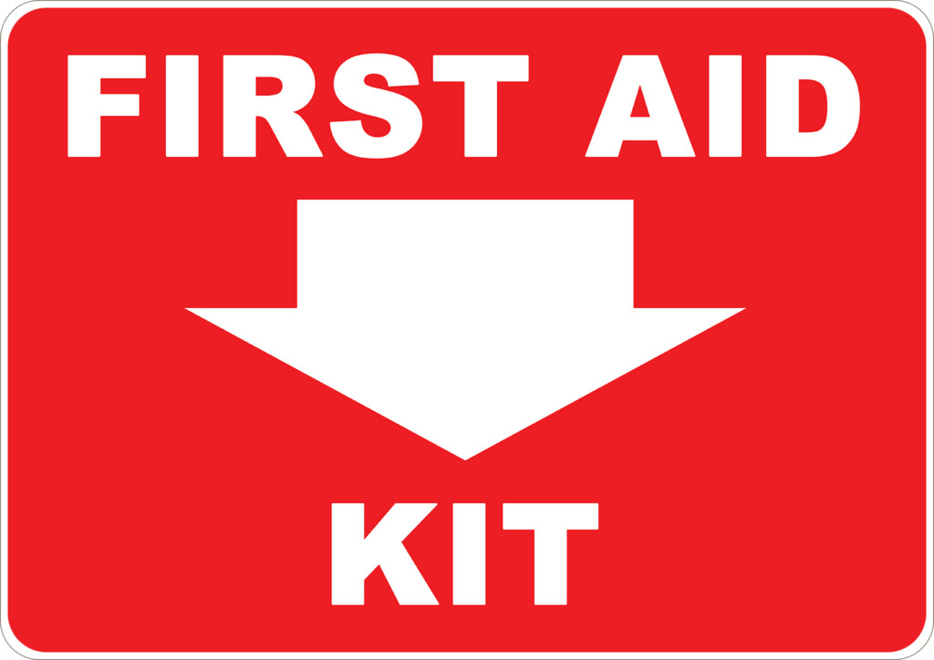 First Aid Kit Sign