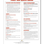 First Aid Quick Guide The Y Guide