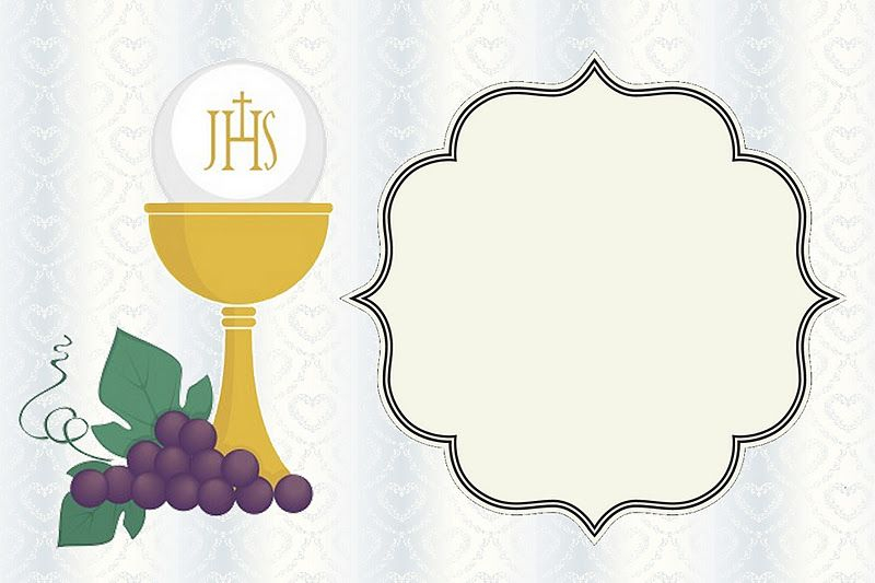 First Communion Free Printable Invitations Or Cards 