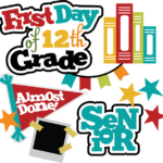 First Day Of 12th Grade SVG School Svg Files For