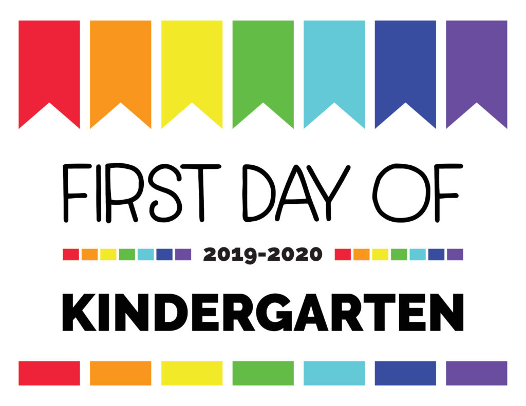 First Day Of School Signs Free Printables For All Grades 