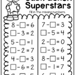 First Grade Addition And Subtraction Worksheets Distance