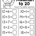 First Grade Addition And Subtraction Worksheets Distance