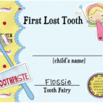 First Lost Tooth Certificate download Tip Junkie