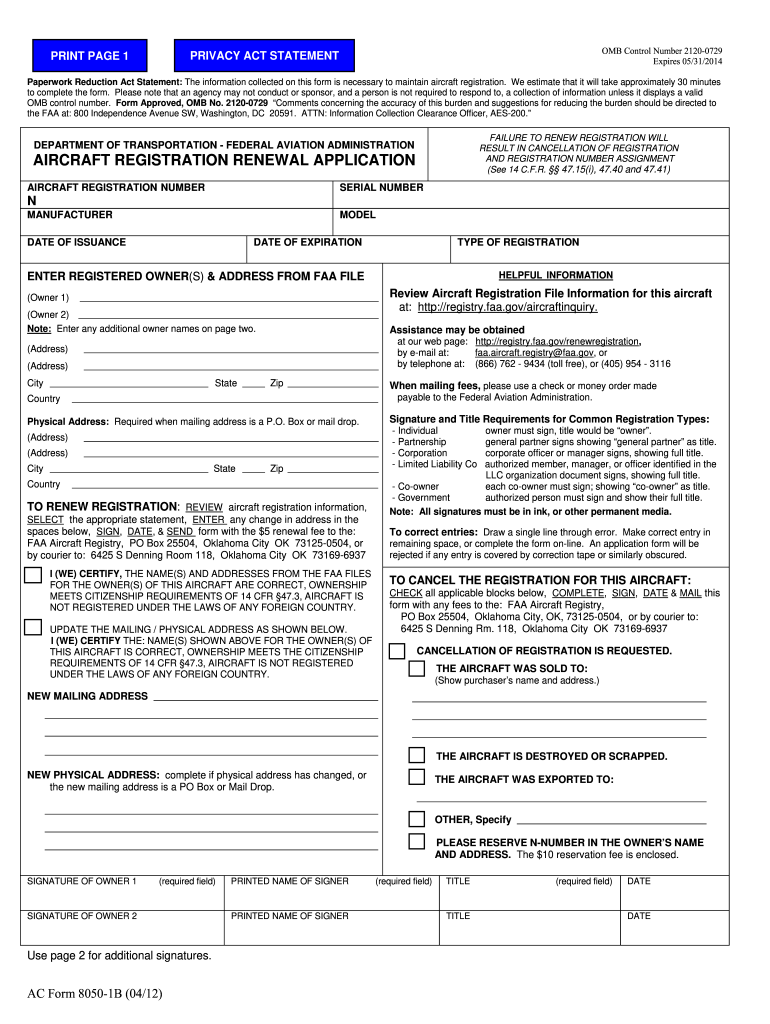 Form 8050 Fill Out And Sign Printable PDF Template SignNow