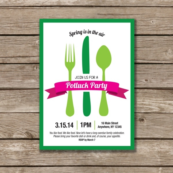 FREE 15 Awesome Potluck Invitation Designs In PSD AI 