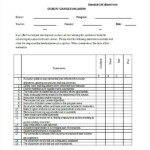 FREE 18 Sample Student Evaluation Forms In PDF MS Word