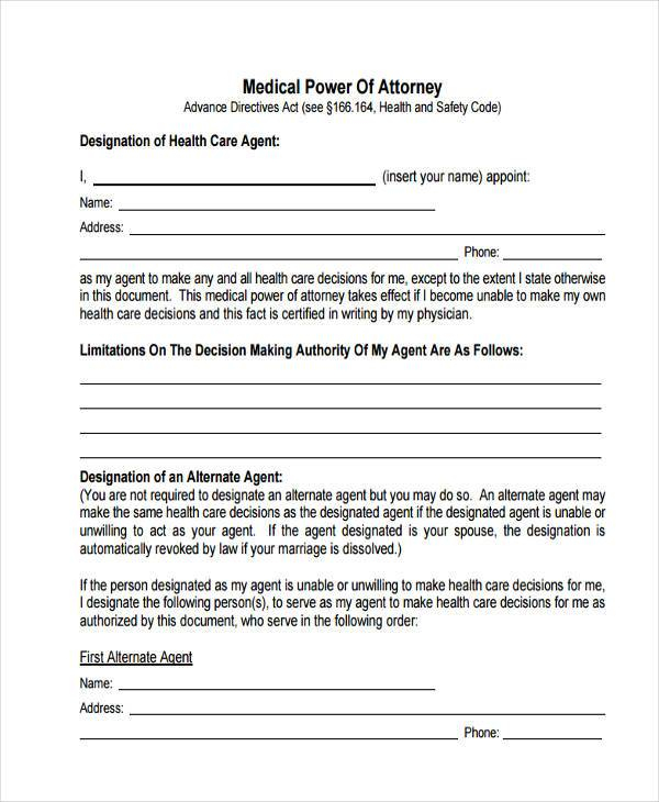 FREE 35 Power Of Attorney Forms In PDF