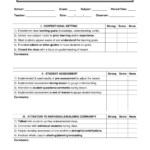 FREE 5 Classroom Observation Forms In PDF MS Word Excel