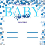 FREE Baby Boy Sprinkle Baby Shower Invitation Templates