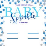 FREE Baby Boy Sprinkle Baby Shower Invitation Templates