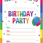 Free Birthday Invitation Templates Online Printable