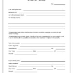 Free Blank Bill Of Sale Form PDF Word Do It Yourself