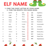 Free Christmas Elf Printables Making Life Blissful