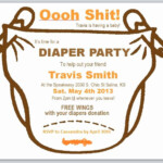 Free Diaper Party Invitation Templates New Diaper Party