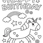 Free Easy To Print Happy Birthday Coloring Pages Happy