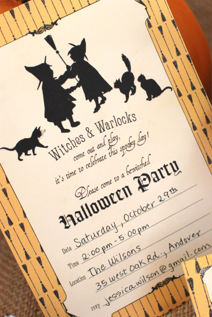 FREE Halloween Party Printables From B Nute Productions 