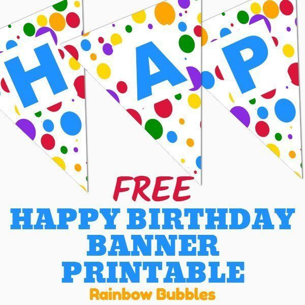 Free Happy Birthday Banner Printable 16 Unique Banners 