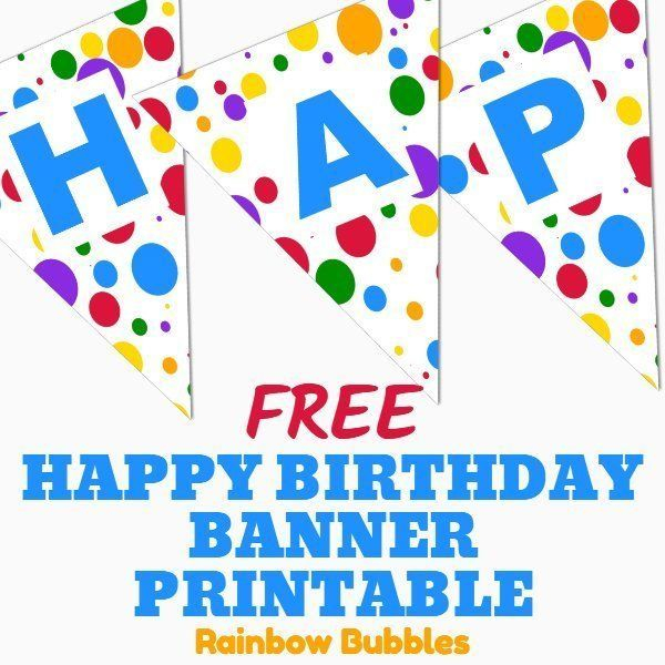 Free Happy Birthday Banner Printable 16 Unique Banners