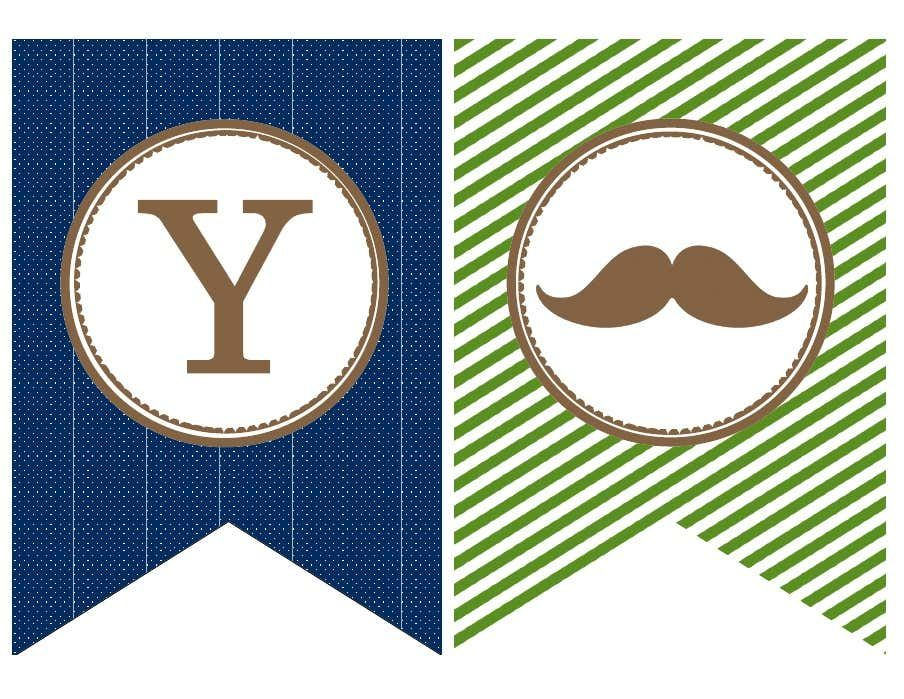 Free Happy Father s Day Mustache Banner 