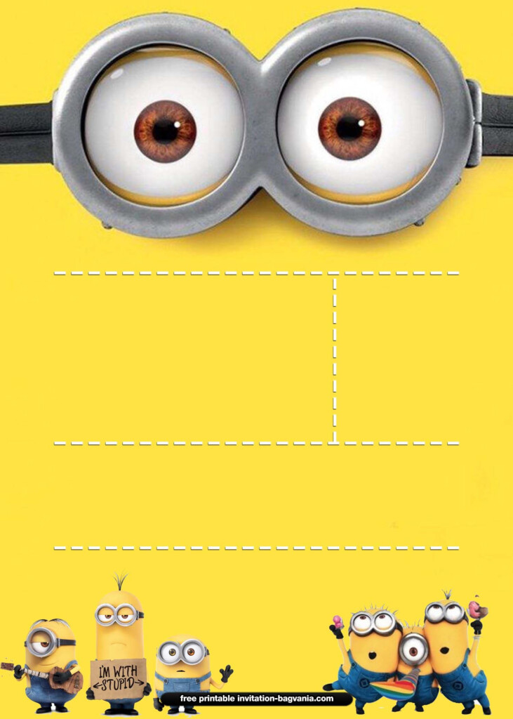 FREE Minions Invitation Templates Invitaciones De 