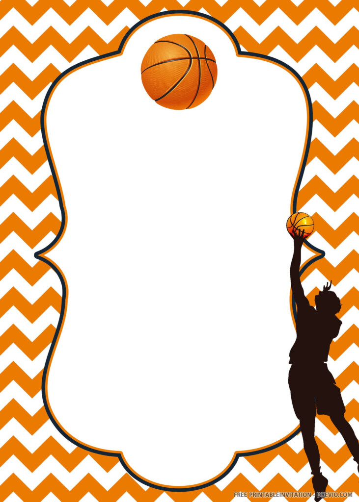 Free Printable Basketball Invitation Templates Free 