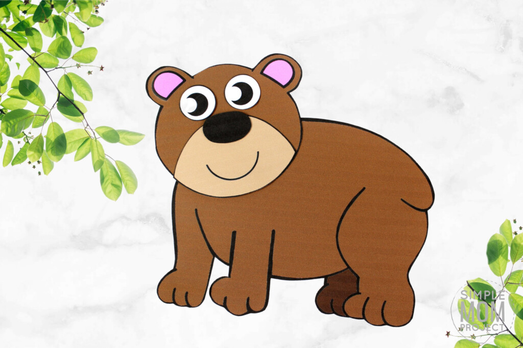 Free Printable Brown Bear Craft For Kids Simple Mom Project