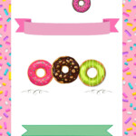FREE Printable Donuts Invitation Templates Candyland