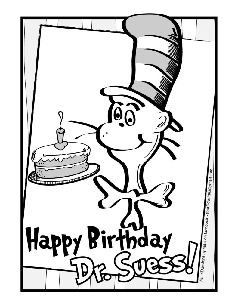 Free Printable Dr Seuss Coloring Pages Free Printable