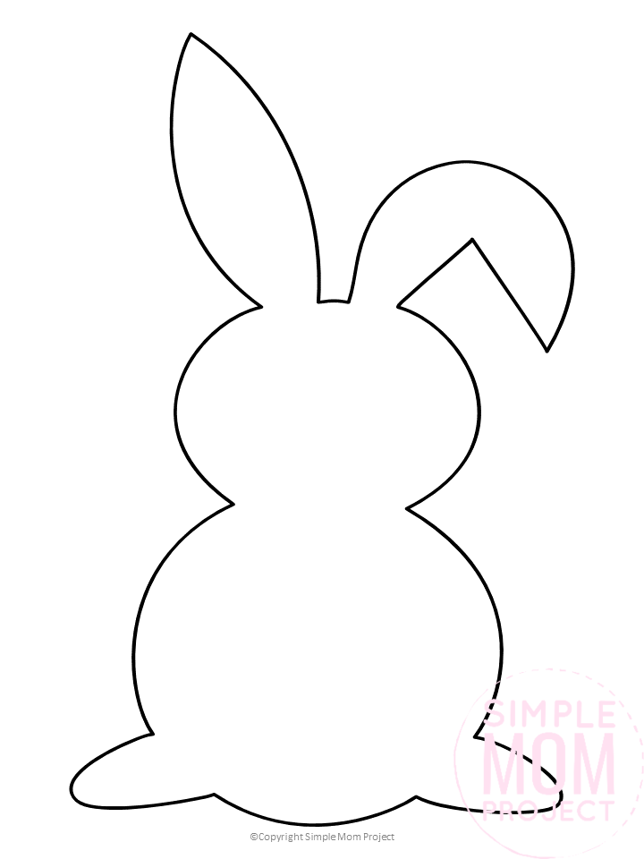 Free Printable Easter Bunny Templates And Coloring Pages 
