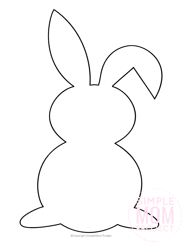 Free Printable Easter Bunny Templates And Coloring Pages