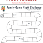 Free Printable Family Game Night Challenge Gameschool