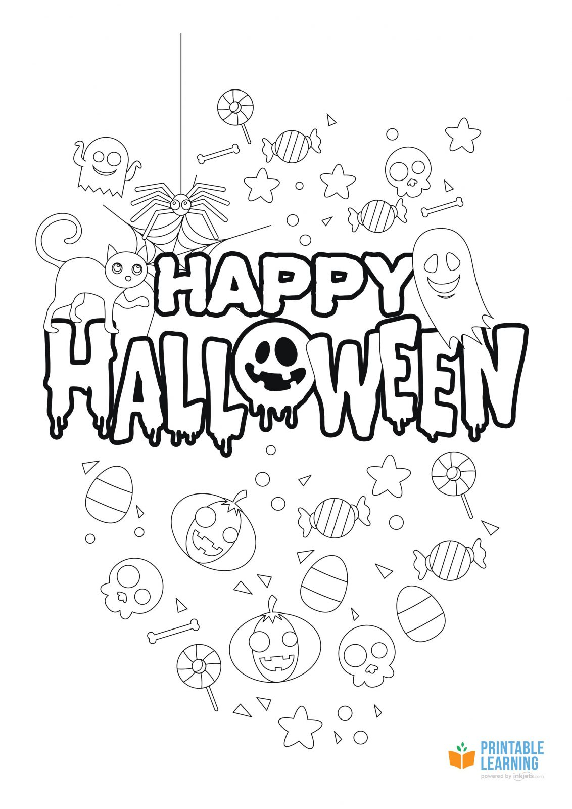 Free Printable Halloween Activity Book Printable Learning