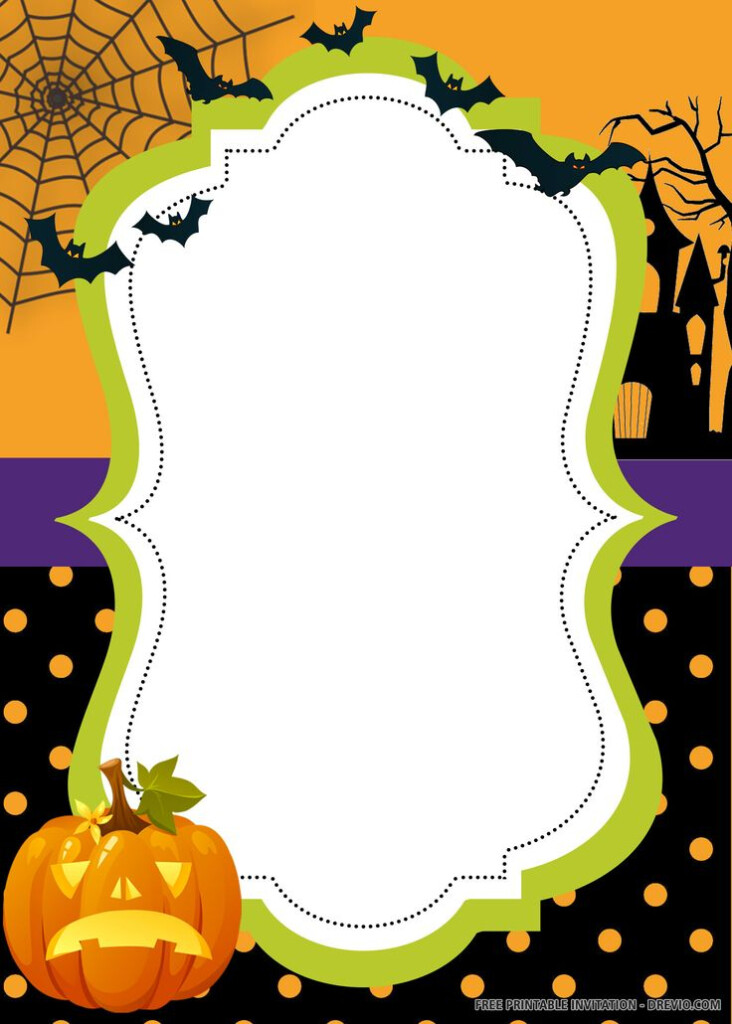 Free Printable Halloween Invitation Templates Free 