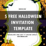 Free Printable Halloween Invitation Templates Halloween